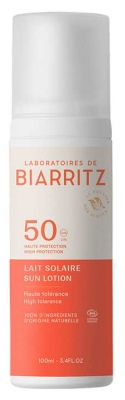 Laboratoires de Biarritz Lait Solaire SPF50 Biologique 100 ML