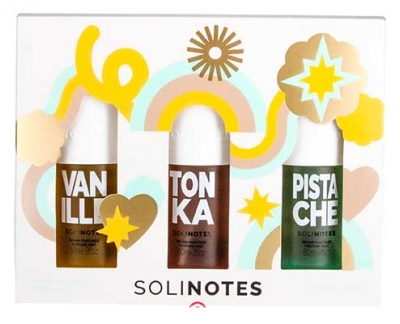 Solinotes Trio Brumes Parfumées Vanille Tonka Pistache 3 x 60 ml