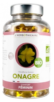 L'Herbôthicaire Huile d'Onagre Bio 180 Capsules