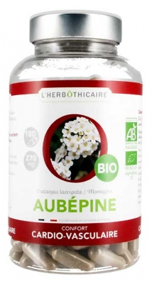 L'Herbôthicaire Poudre d'Aubépine Bio 180 Gélules