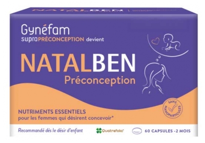 Effik Natalben Préconception 2 Mois 60 Capsules