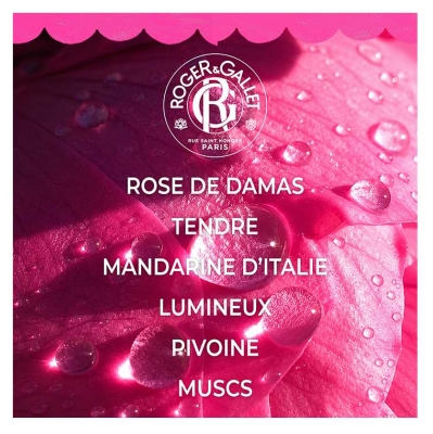 Roger & Gallet Rose Coffret Eau Parfumée 30 ml + Savon 30 ml Offert