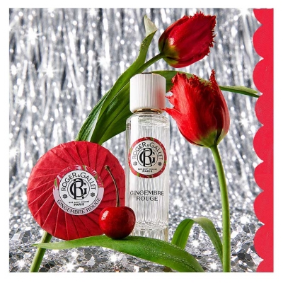 Roger & Gallet Gingembre Rouge Coffret Eau Parfumée Bienfaisante Gingembre Rouge 30 ml + Savon 30 g Offert