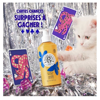 Roger & Gallet Vanille Soleil Coffret Eau Parfumée 100 ml + Lait Corps 250 ml Offert