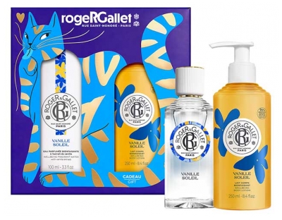 Roger & Gallet Vanille Soleil Coffret Eau Parfumée 100 ml + Lait Corps 250 ml Offert