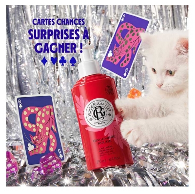 Roger & Gallet Gingembre Rouge Coffret Eau Parfumée 100 ml + Lait Corps 250 ml Offert