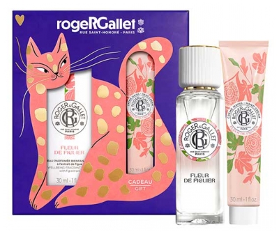 Roger & Gallet Fleur de Figuier Coffret Eau Parfumée 30 ml + Crème Mains 30 ml Offerte
