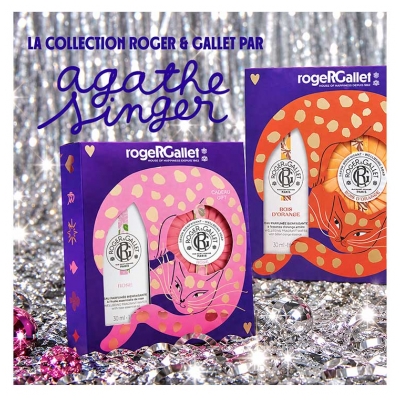 Roger & Gallet Gingembre Rouge Coffret Crème Mains 30 ml + Baume Lèvres 3,5 g