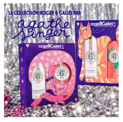 Roger & Gallet Fleur de Figuier Coffret Crème Mains 30 ml + Baume Lèvres 3,5 g