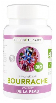 L'Herbôthicaire - Bourrache Bio 60 Capsules (à consommer de préférence avant le 30/11/2026)