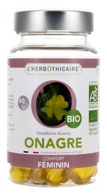 L'Herbôthicaire Huile d'Onagre Bio 60 Capsules