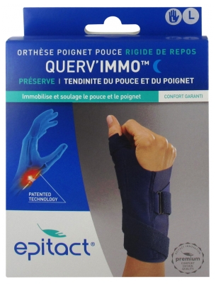 Epitact Querv'Immo - Orthèse Poignet Pouce Gauche