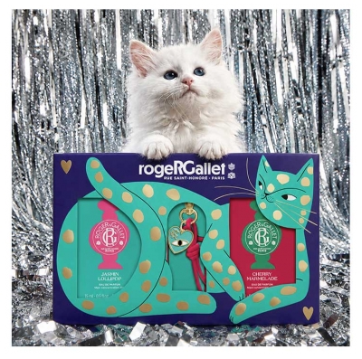 Roger & Gallet Jasmin Lollipop Eau de Parfum Maxi Concentration Roll-On 15 ml + Cherry Marmelade Eau de Parfum Maxi Concentration Roll-On 15 ml + 1 Charm Offert