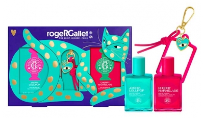 Roger & Gallet Jasmin Lollipop Eau de Parfum Maxi Concentration Roll-On 15 ml + Cherry Marmelade Eau de Parfum Maxi Concentration Roll-On 15 ml + 1 Charm Offert