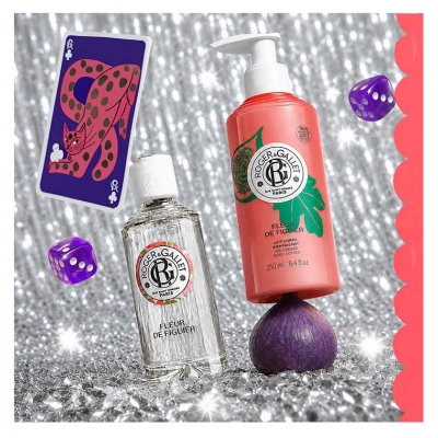 Roger & Gallet Fleur de Figuier Coffret Eau Parfumée 100 ml + Lait Corps 250 ml Offert