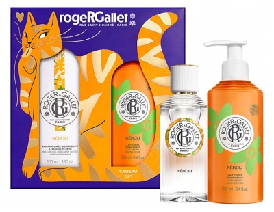 Roger & Gallet Néroli Coffret Eau Parfumée 100 ml + Lait Corps 250 ml Offert