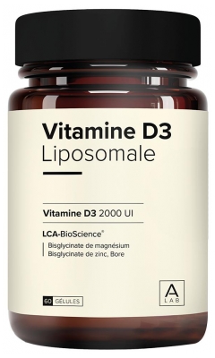A-Lab Liposomale Vitamine D3 60 Gélules (à consommer de préférence avant le 30/12/2026)