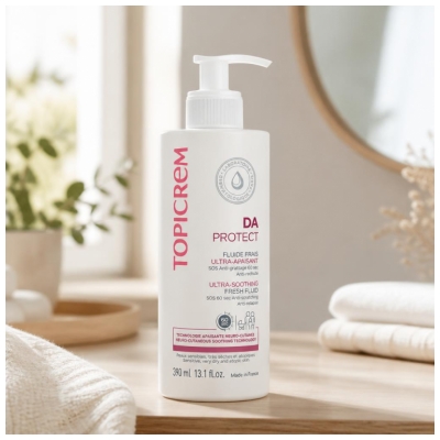 Topicrem DA - Peaux atopiques Fluide Frais Ultra-Apaisant Anti-Grattage 390 ml