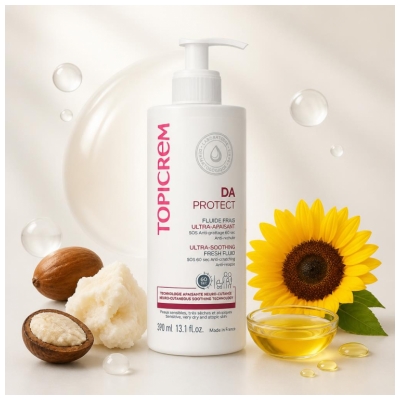 Topicrem DA - Peaux atopiques Fluide Frais Ultra-Apaisant Anti-Grattage 390 ml