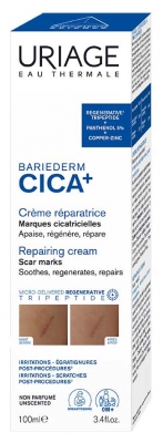 Uriage Bariéderm Cica + Crème Réparatrice Marques Cicatricielles 100 ml
