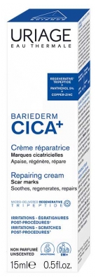 Uriage Bariéderm Cica + Crème Réparatrice Marques Cicatricielles 15 ml