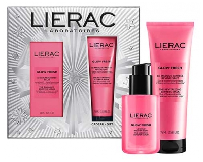 Lierac Glow Fresh Le Sérum Booster Éclat Toutes Peaux 30 ml + Le Masque Express Revitalisant Toutes Peaux 75 ml Offert