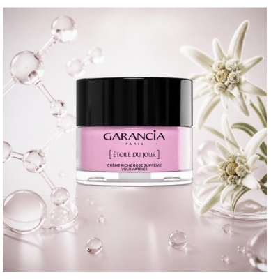 Garancia Meno-Expert Étoile du Jour Crème Riche Rose Suprême Volumatrice Peaux Sèches à Très Sèches 40 ml