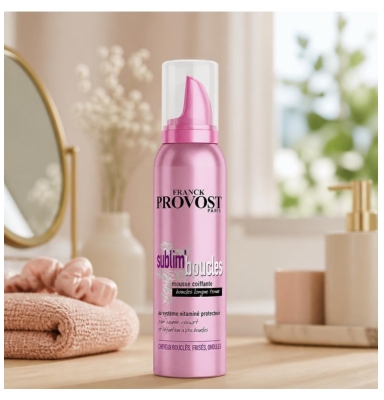 Franck Provost Sublim'Boucles Mousse Coiffante Boucles Longue Tenue 200 ml