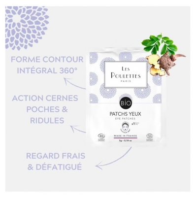 Les Poulettes Paris Patch Yeux Contour Intégral Bio 1 Paire 5 g