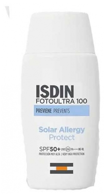 Isdin FotoUltra 100 Solar Allergy Protect Peau Sensible au Soleil SPF50+ 50 ml