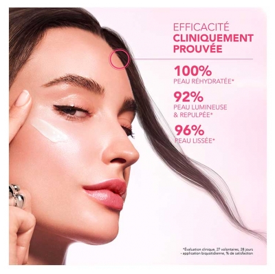 Lierac Glow Fresh La Crème Repulpante Éclat Peaux Normales à Sèches + Le Masque Express Revitalisant Toutes Peaux 75 ml Offert