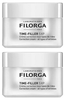 Filorga TIME-FILLER 5XP Crème Correctrice Tous Types de Rides Lot de 2 x 50 ml