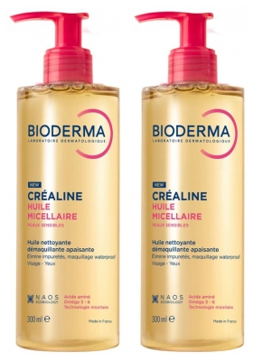 Bioderma Créaline Huile micellaire Lot de 2 x 300 ml