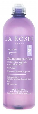 La Rosée Shampoing Purifiant Cheveux à Tendance Grasse Recharge 400 ml