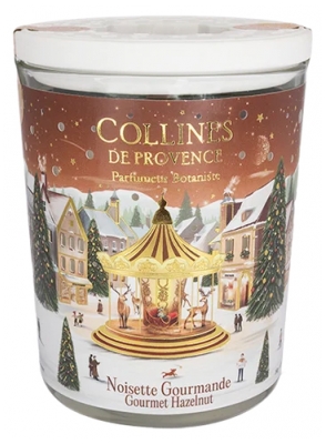 Collines de Provence Bougie Parfumée de Noël 180 g - Senteur : Noisette Gourmande