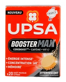 UPSA Booster Max 6H 20 Comprimés Effervescents