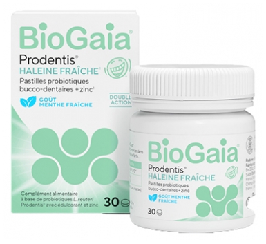 BioGaia Prodentis Haleine Fraïche Probiotiques 30 Pastilles