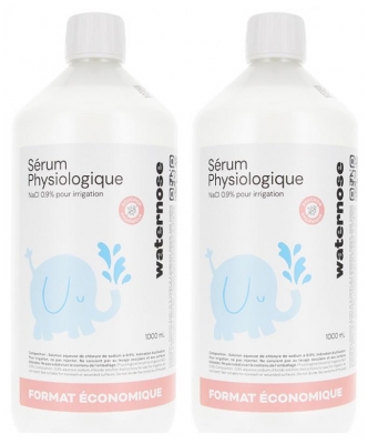 Waternose Sérum Physiologique Lot de 2 1 L