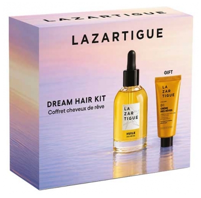 Lazartigue Coffret Huile Des Rêves Nourrissante 50 ml + Crémé Des Rêves 15 ml