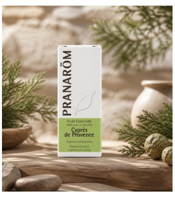 Pranarôm Huile Essentielle Cyprès de Provence Cupressus Sempervirens 10 ml