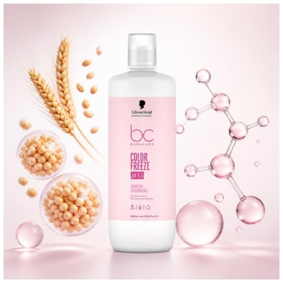 Schwarzkopf Professional Bonacure Shampoing Cheveux Colorés Color Freeze 1000 ml