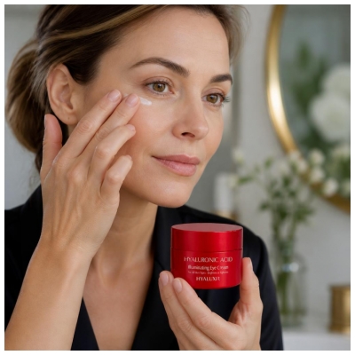 Arganicare Hyaluxir Crème Anti-Rides et Anticernes Contour des Yeux Tous Types de Peau 30 ml