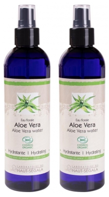 Laboratoire du Haut-Ségala Eaux Florales Aloe Vera Bio Lot de 2 x 250 ml