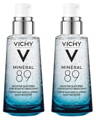 Vichy Minéral 89 Booster hydratant et repulpant quotidien - Lot de 2 x 50 ml
