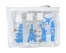 Transparent aux motifs bleus