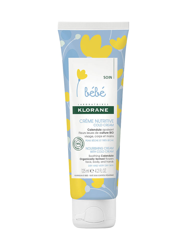 Klorane Calendula Bébé - Crème Nutritive Au Cold Cream Et ? Peau Sèche et Trèsèche 125 ml