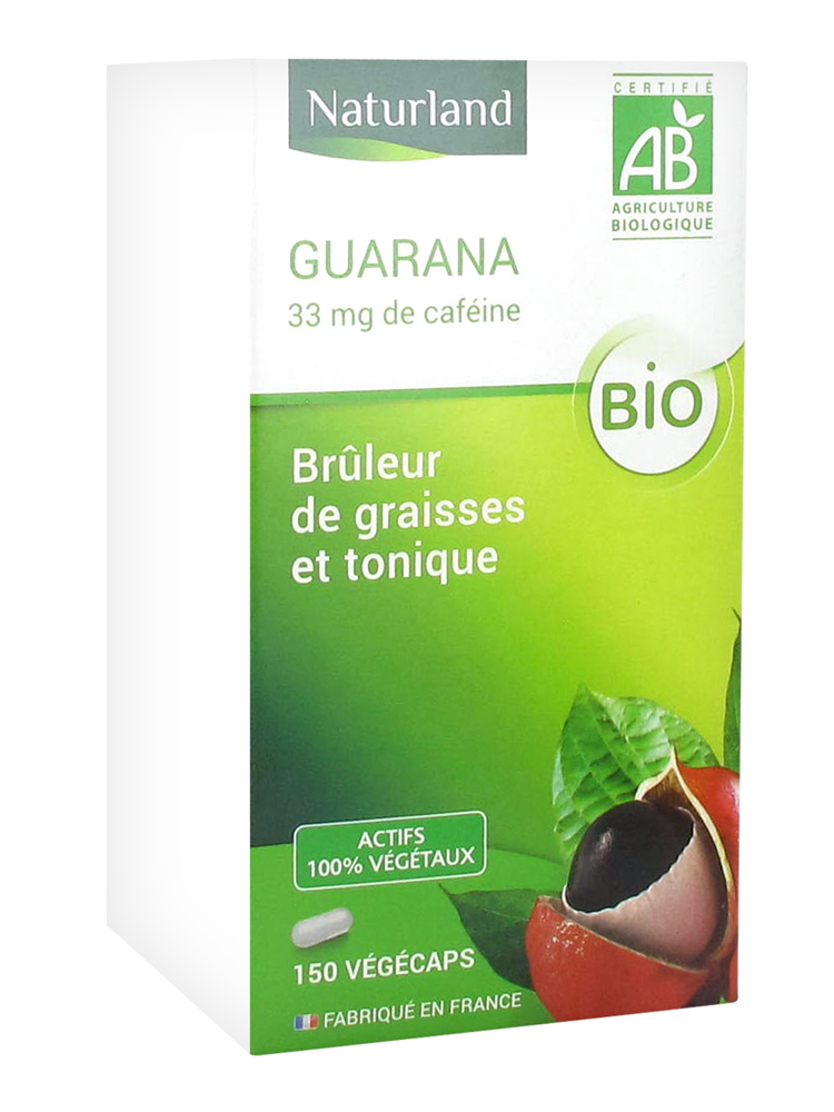 Complément alimentaire Guarana Bio 150 Végécapsules