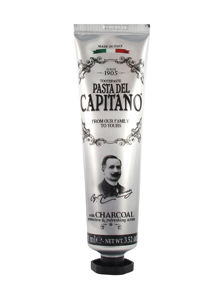 Pasta Del Capitano Dentifrice - Charbon Végétal Actif 75 ml