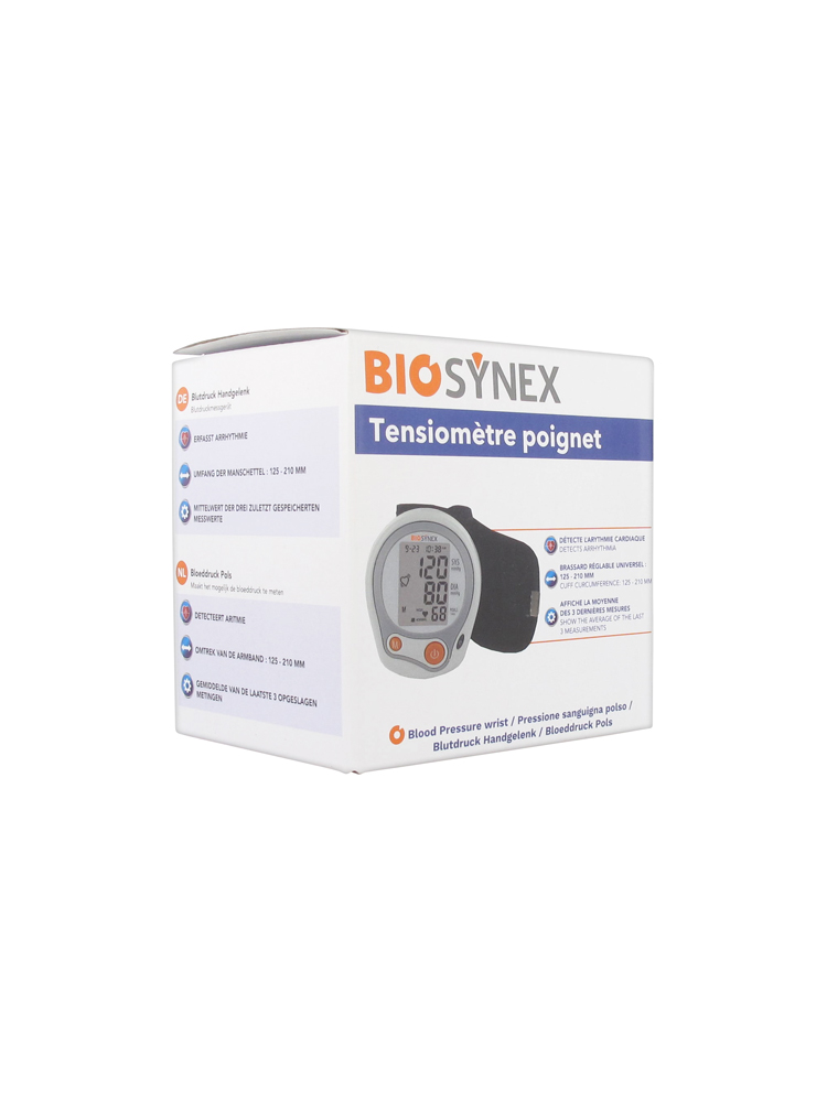 Biosynex Tensiomètre Poignet Détection Arythmie