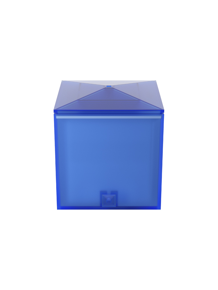 Pranarôm Diffusion Diffuseur d'Huile Essentielle Cube Bleu Ultrasonique Design Tendance - Couleur : Bleu